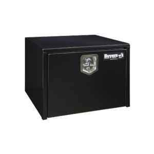Toolbox, Steel, Black, w/ T latch 18" x 18" x 24"