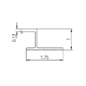 Side Post 1" x 110"
