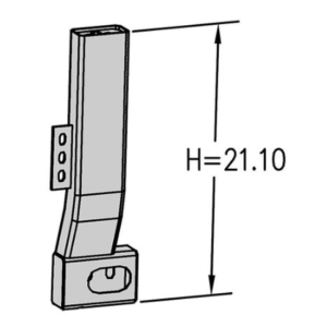 Rig Side Gusset, Galvanized, CS