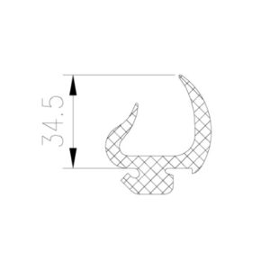 Outer Door Seal, Roadside