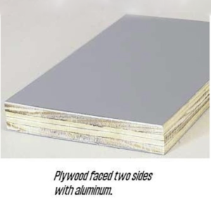 Door Blank, 3/4" x 49" x 121" Plywood Core w/ Aluminum Face