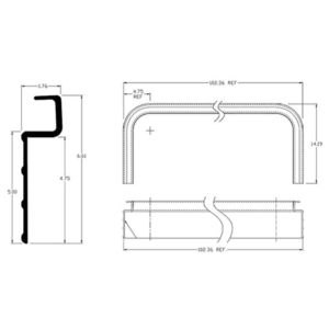 Front Upper Rail, Universal